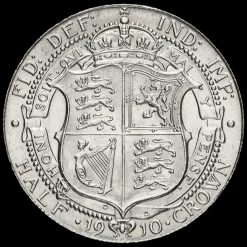 1910 Edward VII Silver Half Crown Reverse