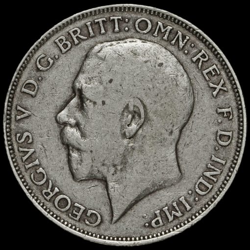 1911 George V Silver Florin Obverse