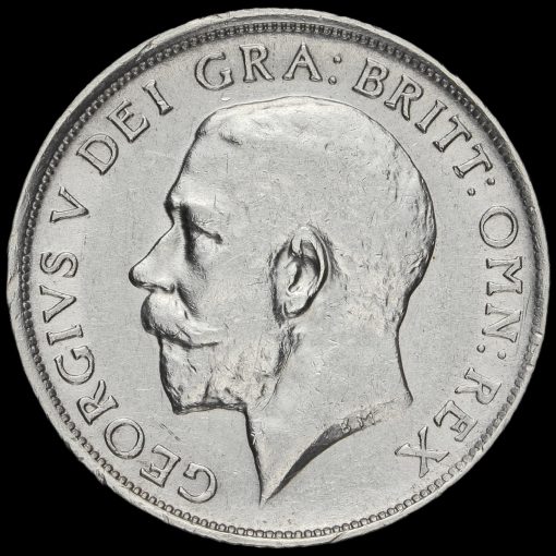 1913 George V Silver Shilling Obverse