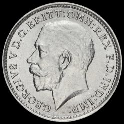 1917 George V Silver Threepence Obverse