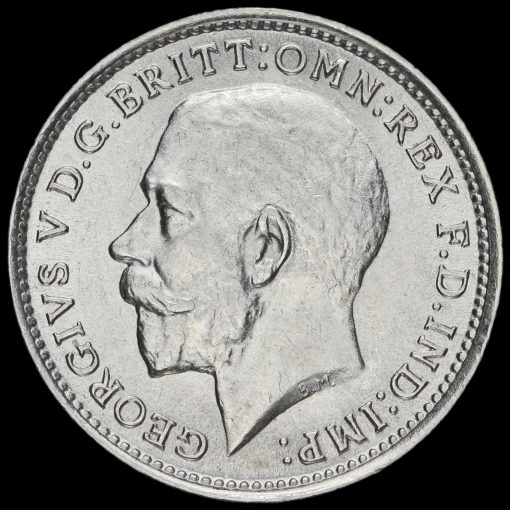 1917 George V Silver Threepence Obverse