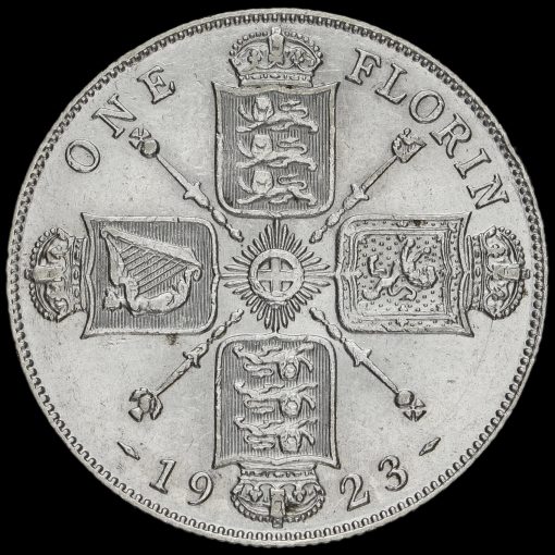 1923 George V Silver Florin Reverse