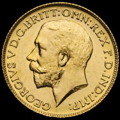 1925 George V Gold Full Sovereign, London Mint Obverse