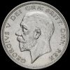 1926 George V Silver Half Crown Obverse