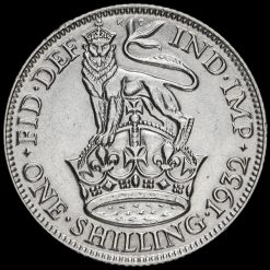1932 George V Silver Shilling Reverse