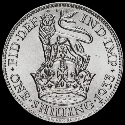 1933 George V Silver Shilling Reverse