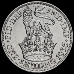 1936 George V Silver Shilling Reverse