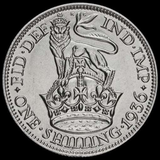 1936 George V Silver Shilling Reverse