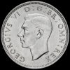 1940 George VI Silver Half Crown Obverse