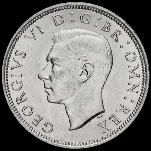 1940 George VI Silver Half Crown Obverse