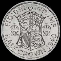 1940 George VI Silver Half Crown Reverse