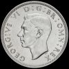 1941 George VI Silver Half Crown Obverse