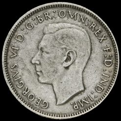 Australia 1944 George VI Silver Florin Obverse