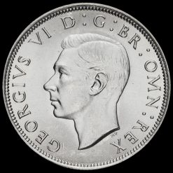 1945 George VI Silver Half Crown Obverse