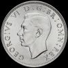 1945 George VI Silver Half Crown Obverse
