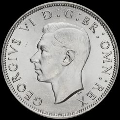 1945 George VI Silver Half Crown Obverse