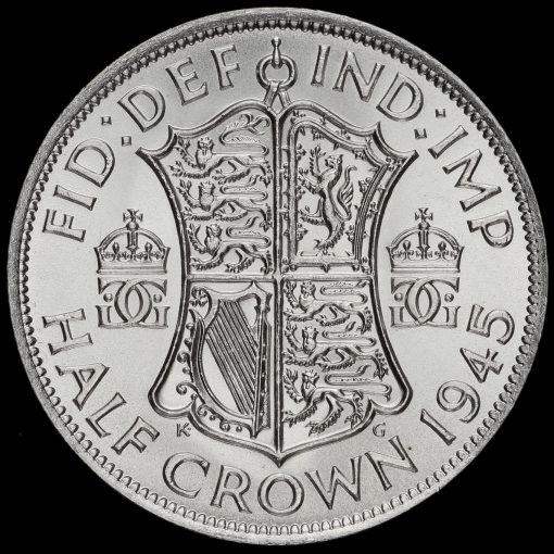 1945 George VI Silver Half Crown Reverse