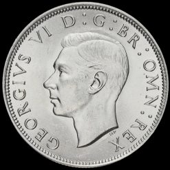 1945 George VI Silver Half Crown Obverse