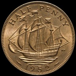 1952 George VI Halfpenny Reverse