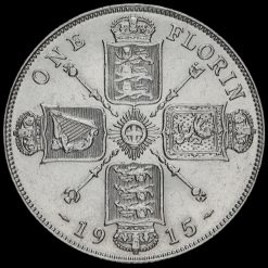 1915 George V Silver Florin Reverse