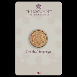 2022 Charles III 22ct Gold Half Sovereign Blister Pack