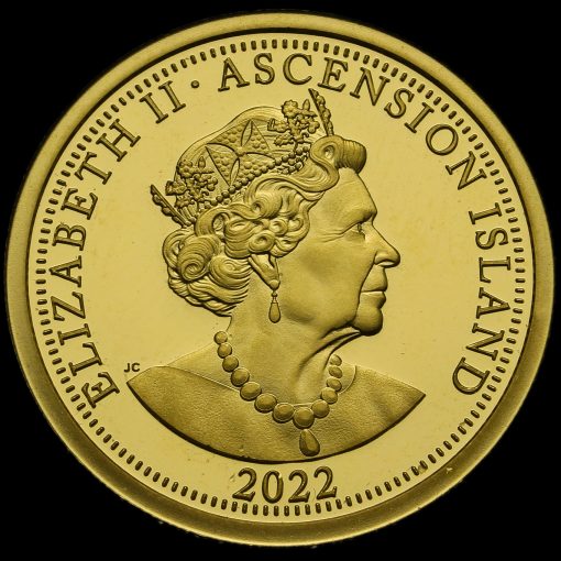 2022 Prince William 40th Birthday Gold Proof Sovereign Obverse