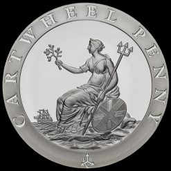 East India Company 2019 St. Helena Silver Proof 1 Oz Cartwheel Penny Reverse