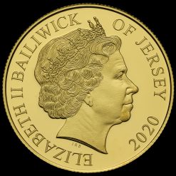 2020 Jersey Gold Proof Penny, 75th Anniversary of VE Day Obverse