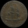 1791 Liverpool Halfpenny Token Obverse