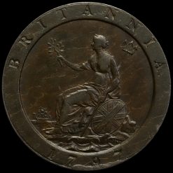 1797 George III Cartwheel Penny Reverse