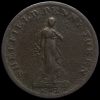 1812 Sheffield Workhouse One Penny Token Obverse