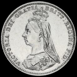 1887 Queen Victoria Jubilee Head Silver Threepence Obverse