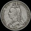 1889 Queen Victoria Jubilee Head Silver Crown Obverse