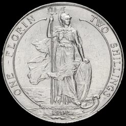 1902 Edward VII Silver Florin Reverse