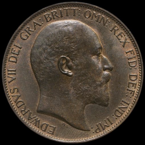 1902 Edward VII Penny Obverse