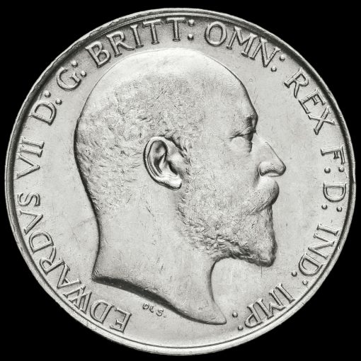 1906 Edward VII Silver Florin Obverse