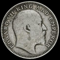 British India 1909 Edward VII Half Rupee Obverse