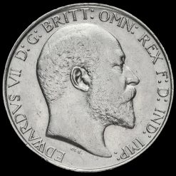 1910 Edward VII Silver Florin Obverse