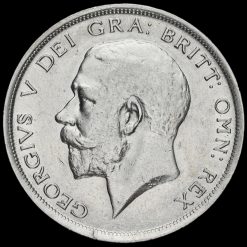 1915 George V Silver Half Crown Obverse