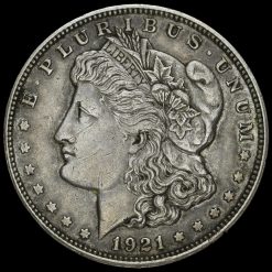 USA 1921 Silver Morgan Dollar Obverse