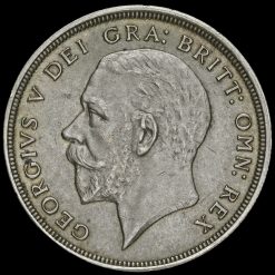 1929 George V Silver Wreath Crown Obverse