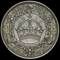 1929 George V Silver Wreath Crown Reverse