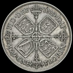 1929 George V Silver Florin Reverse