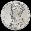 1937 King George VI and Queen Elizabeth Silver Coronation Medal Obverse