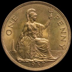 1937 George VI Penny Reverse