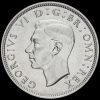 1939 George VI Silver Half Crown Obverse