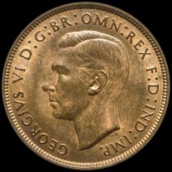 1940 George VI Penny Obverse
