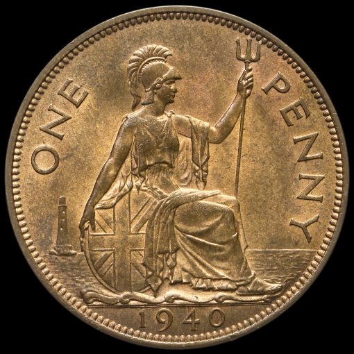 1940 George VI Penny Reverse