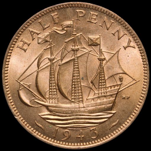 1943 VI Halfpenny