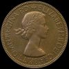 1953 Elizabeth II Proof Penny Obverse